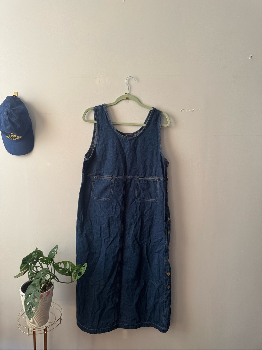 Vintage Sleeveless Denim Dress